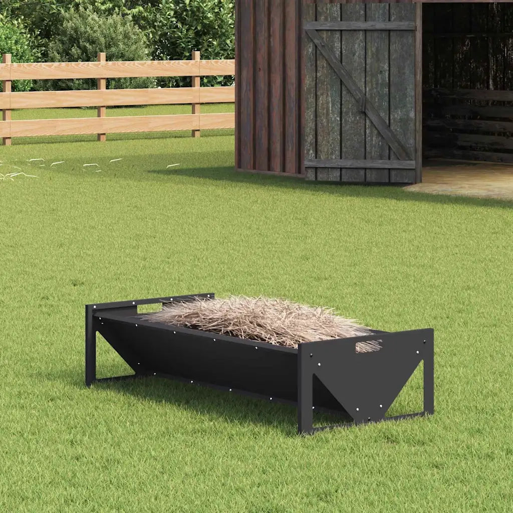 Abbeveratoio per bestiame Nero 108 x 50 x 28 cm CFW4089561