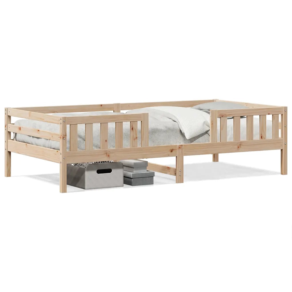 Giroletto senza Materasso 80x200 cm in Legno Massello Pino 846976