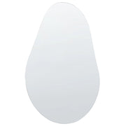 Specchio da parete in vetro argento 40 x 65 cm senza cornice stile moderno soggiorno camera da letto