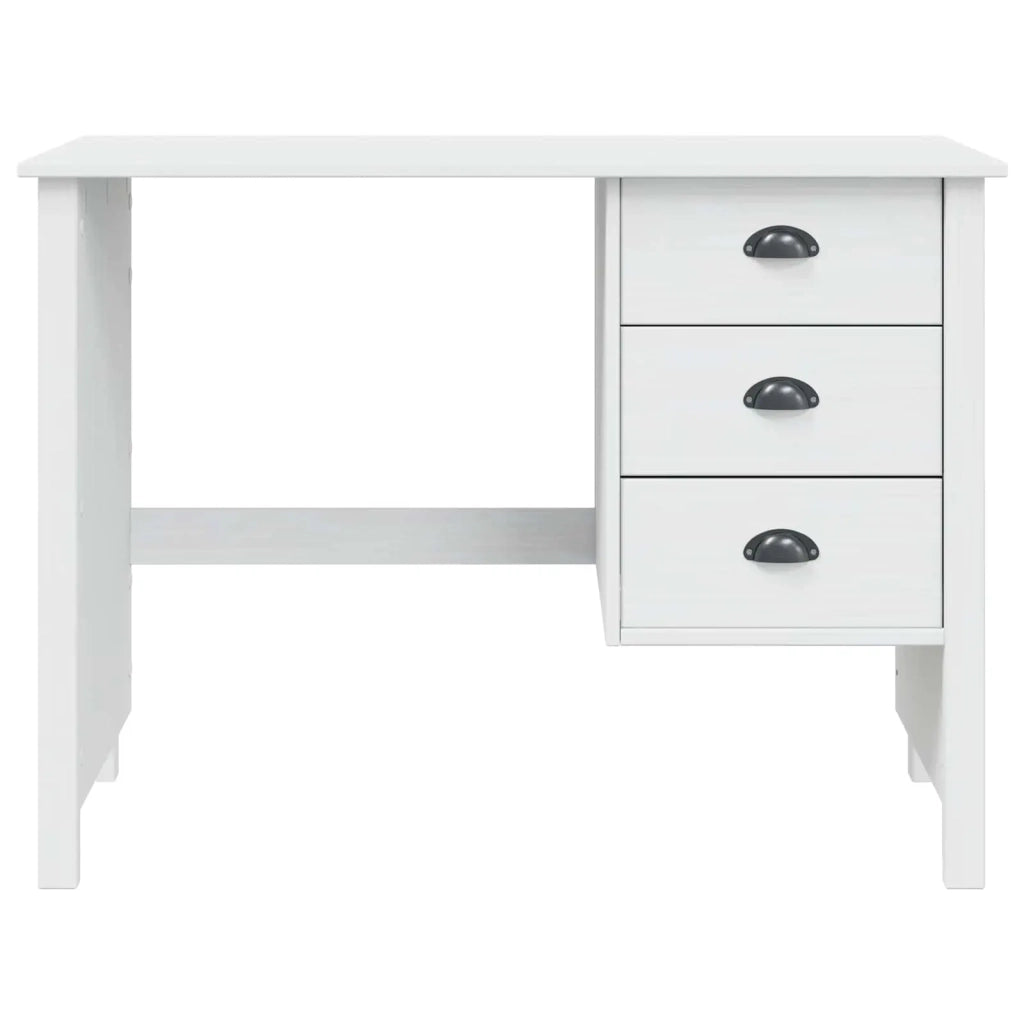Scrivania con Cassetti HILL Bianco 100 x 45 x 74 cm
