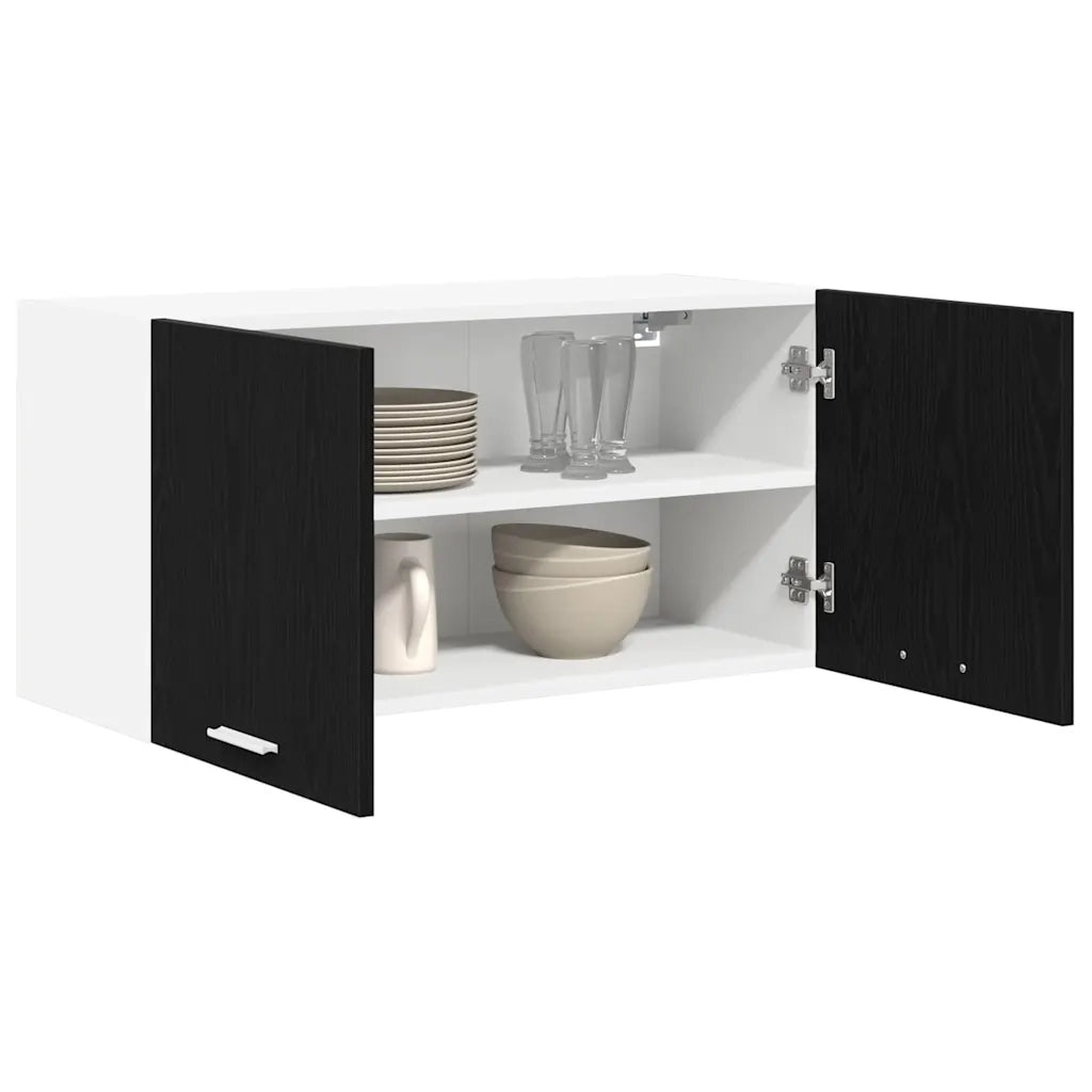 Armadio pensile Rovere Nero 80 x 31 x 40 cm Legno multistrato 884179