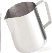 Set di cannellini in acciaio inossidabile 350ml cannellino per latte cannellino e kit per pennello di latte art per cappuccino e latté