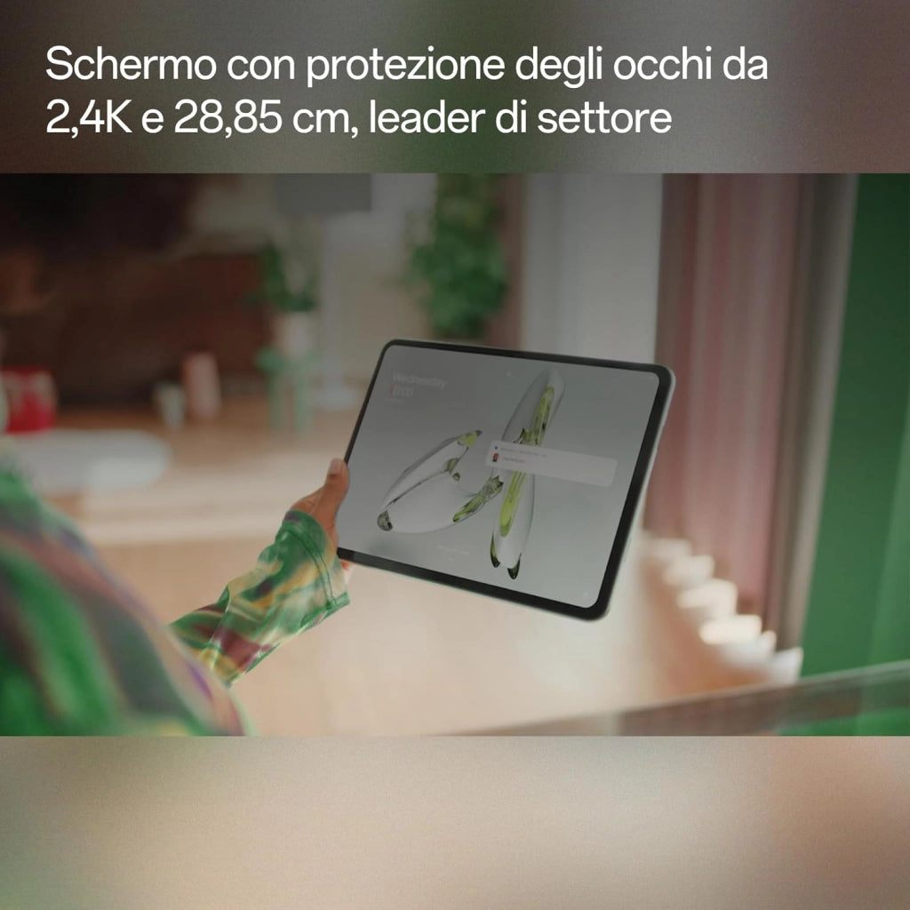 Pad Go Tablet portatile 8 GB RAM + 128 GB di archiviazione con display 2,4 K a bassa luminosità blu, batteria 8000 mAh, Verde menta