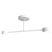 Plafoniera minimalista bianca HALO 2x GX53 8W Emibig