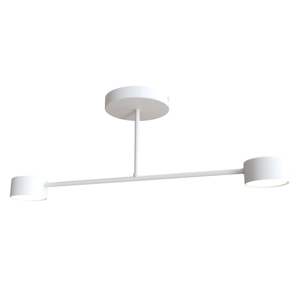Plafoniera minimalista bianca HALO 2x GX53 8W Emibig