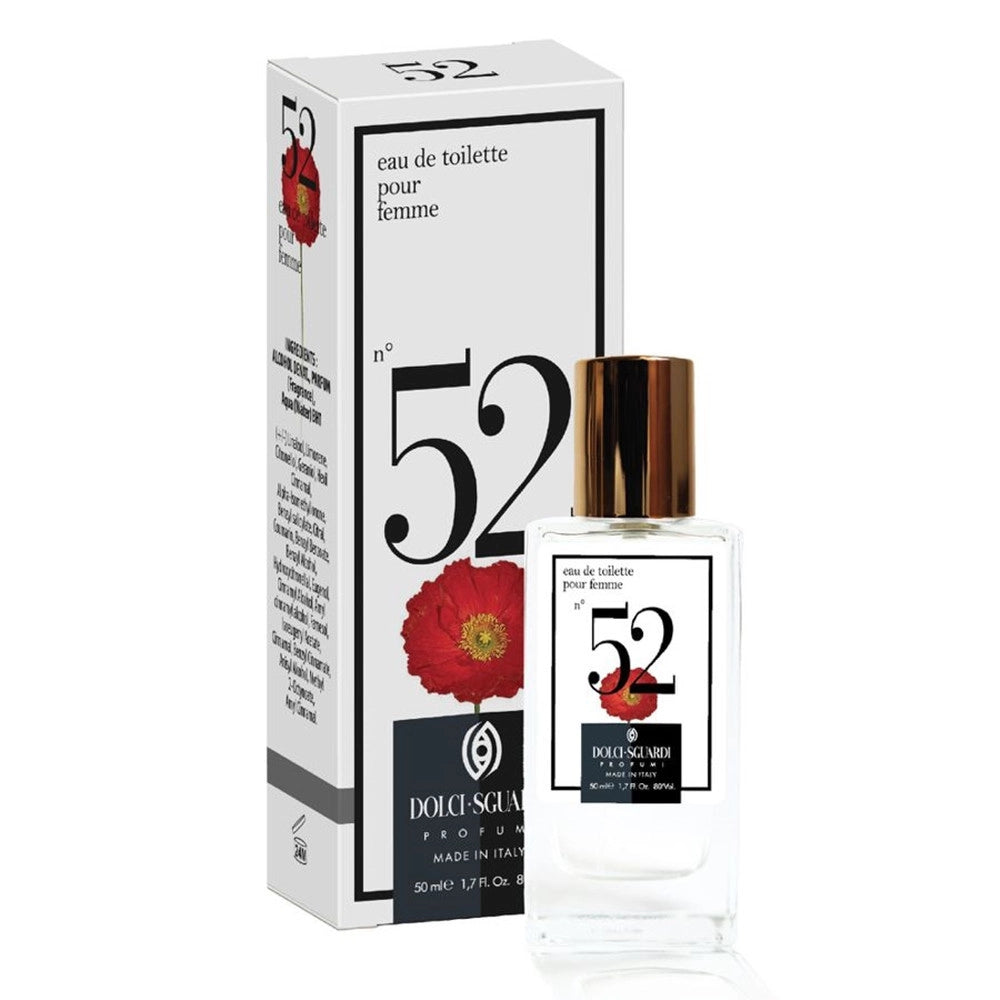 Trade Shop - Profumo Corpo Eau De Toilette Da Donna N°52 Da 50 Ml Fragranza Floreale Delicata 005892 -