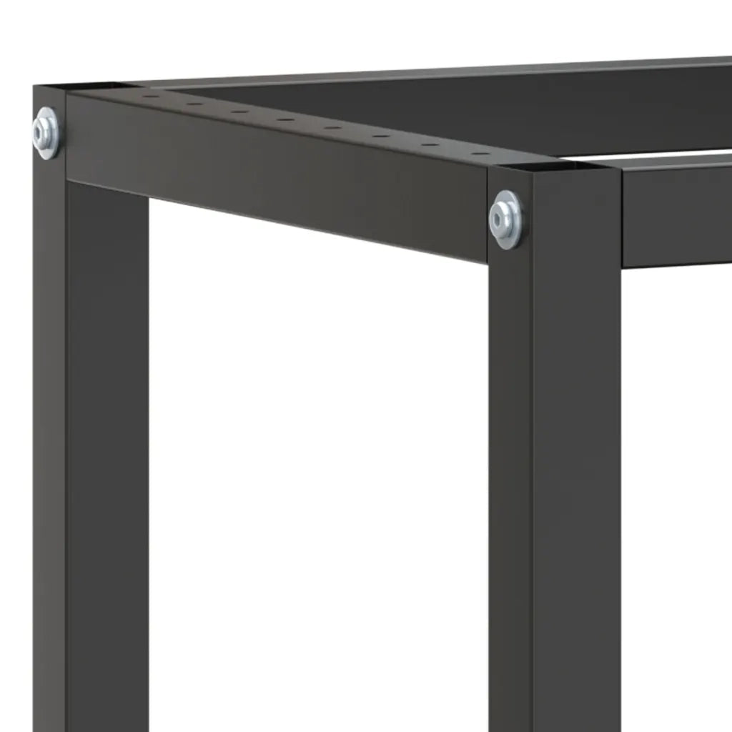 Telaio Banco da Lavoro Nero e Rosso Opaco 170x50x79 cm Metallo CFW4640905