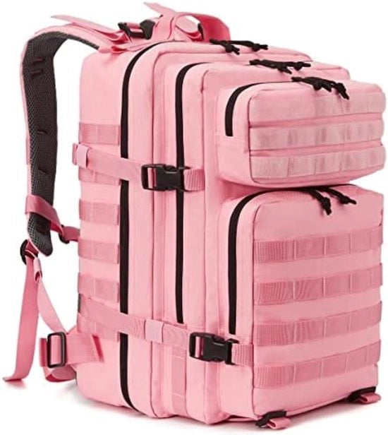 Zaino militare - Zaino leggero - Zaino tattico - Zaino leggero - Zaino  - 45cm x 33cm x 29cm - 45L - Rosa