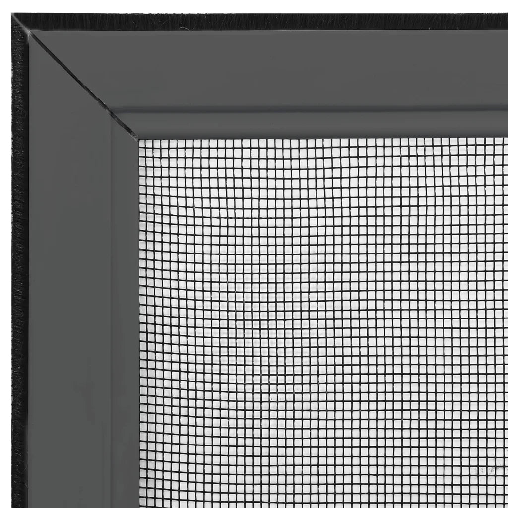 Zanzariera Allungabile per Finestre Antracite (100-193)x75 cm