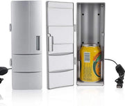 Mini Frigorifero Portatile USB - Raffreddatore di Birra per Piccoli Alimenti per Ufficio Casa Campeggio e Auto