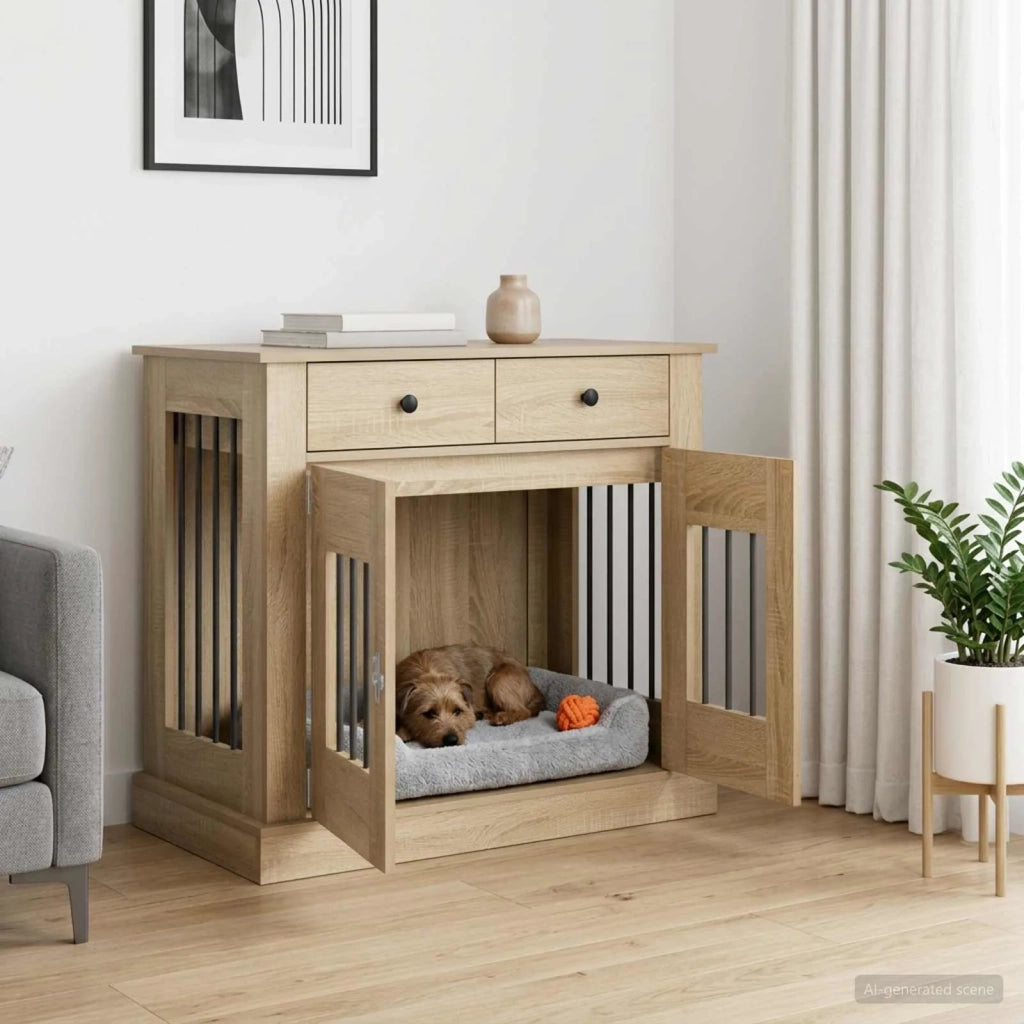 Mobile da cassa per cani Rovere Sonoma 90 x 47,5 x 80 cm 8014774