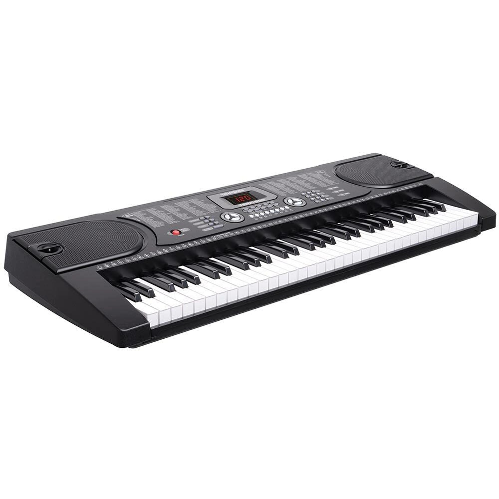 Tastiera Musicale Pianola Elettronica 61 Tasti Pianoforte AUX MIcrofono