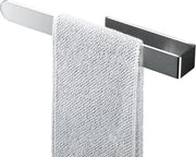 Sostegno asciugamano senza perforazione - autofissante - acciaio inox 304 - 33 cm - parete bagno - color argento - per cucina - bagno