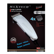 Trade Shop - Tagliacapelli Rasoio Rasatura Con Filo Regolabile Professionale Maxtech Da Uomo Ta-ca008 -