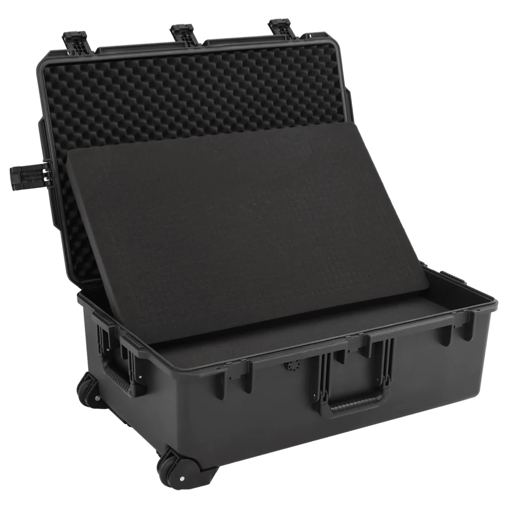 Valigetta da Volo Portatile Nera 79,5x51,5x30,5 cm in PP CFW4644697