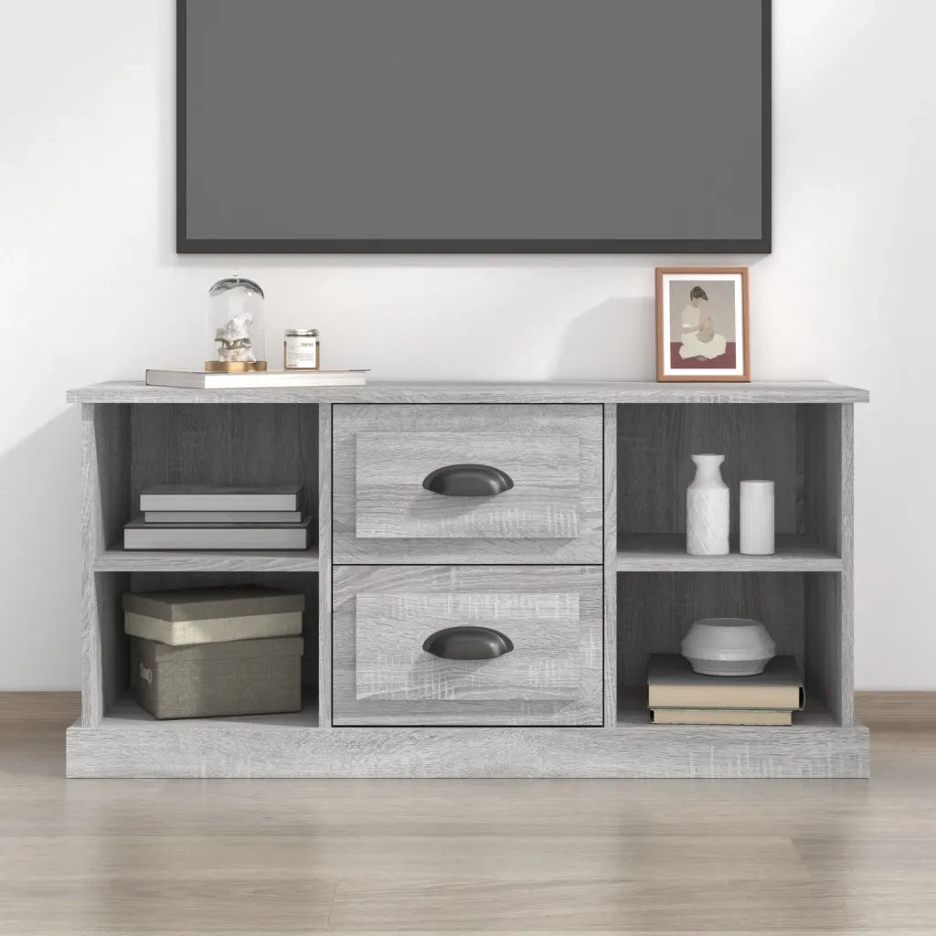 Mobile Porta TV Grigio Sonoma 99,5x35,5x48 cm Legno Multistratocod mxl 79235