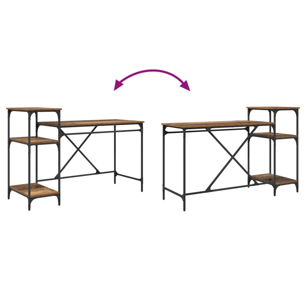 Scrivania Legno vecchio 135 x 50 x 90 cm Legno multistrato 881282
