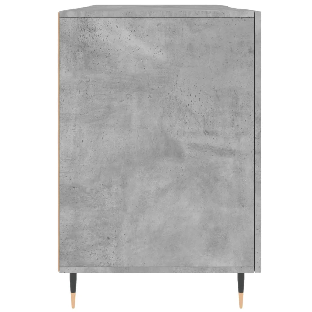 vidaXL Scrivania Grigio Cemento 140x50x75 cm in Legno Multistrato
