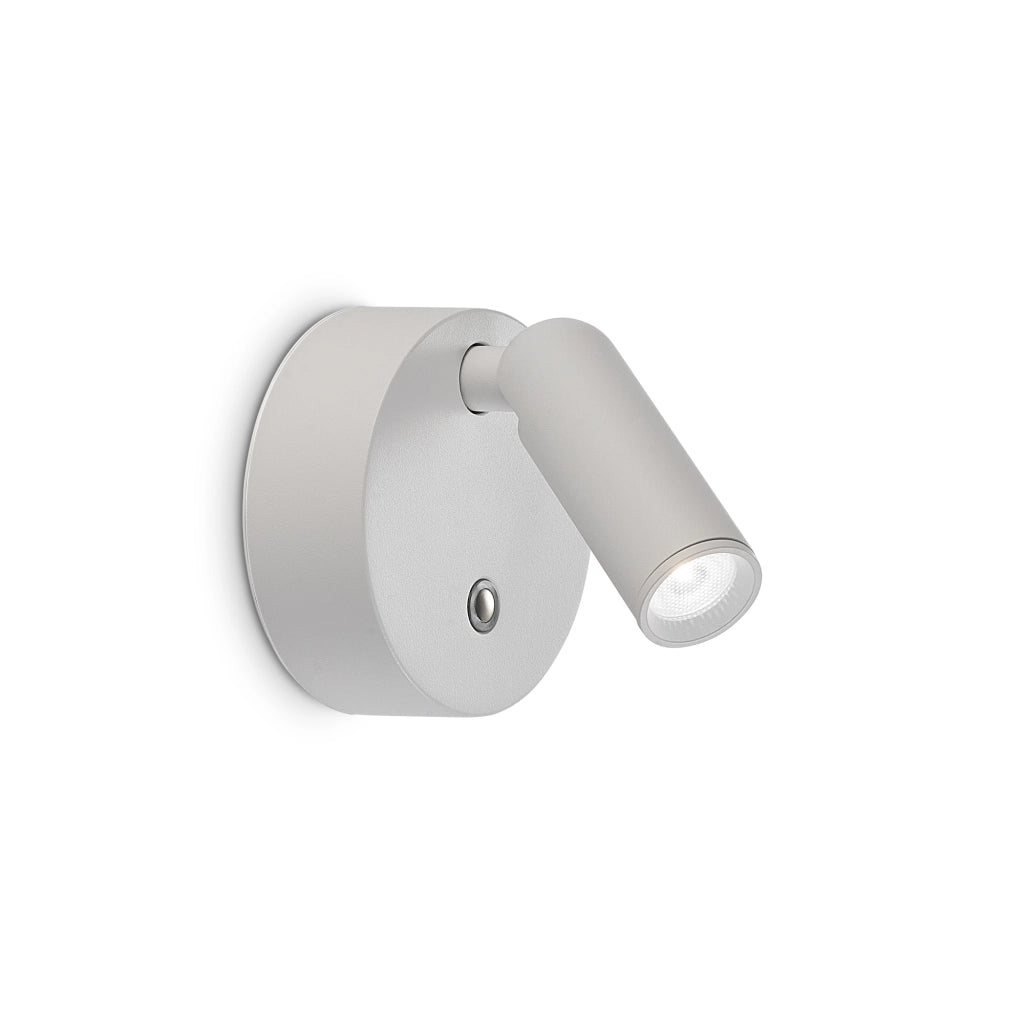 Lampada Da Parete Bean 1 Luce Led Integrato Bianca