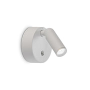 Lampada Da Parete Bean 1 Luce Led Integrato Bianca