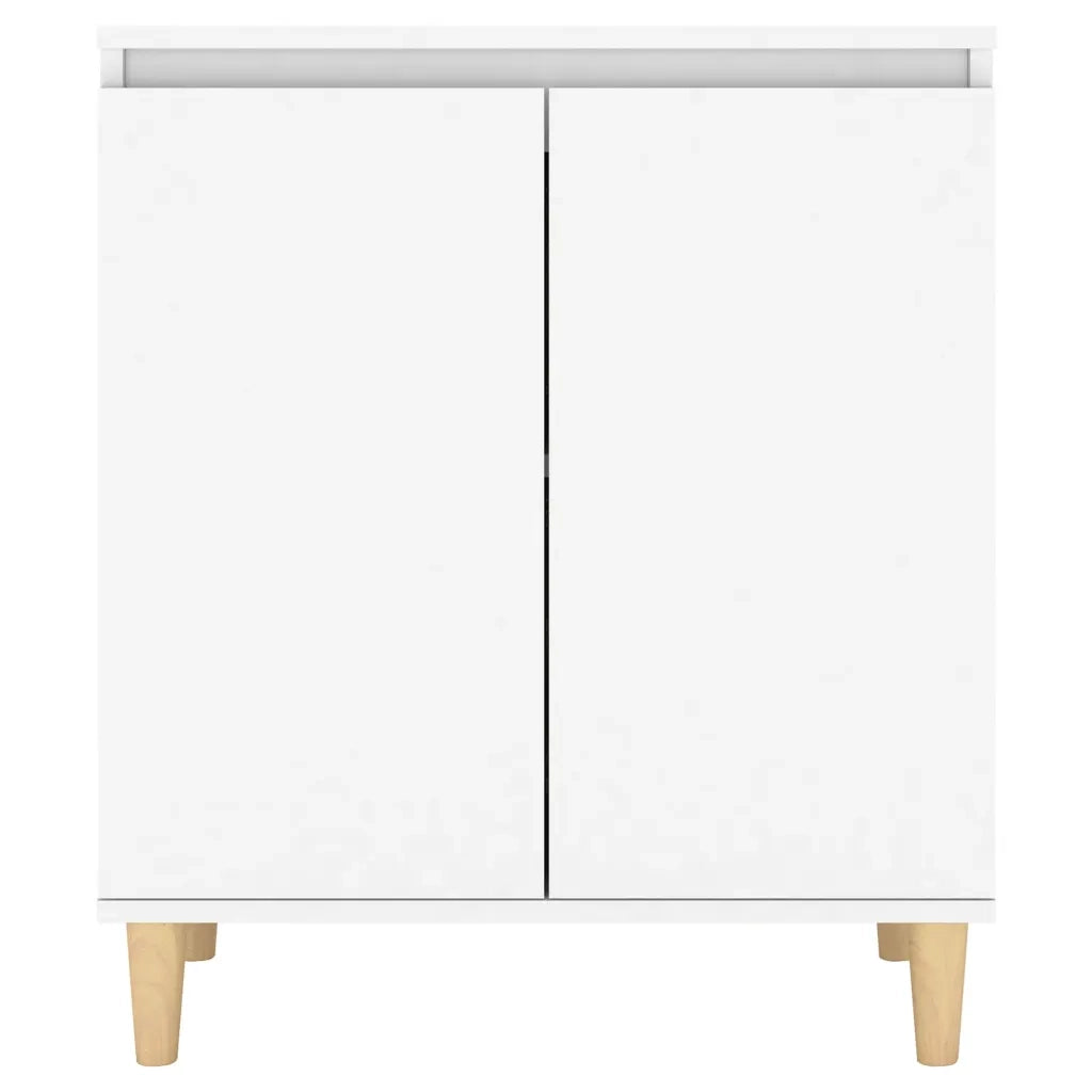 Credenza Bianca 103,5x35x70 cm in Legno Multistrato