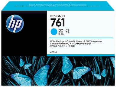 HP Cartuccia inchiostro ciano DesignJet 761, 400 ml