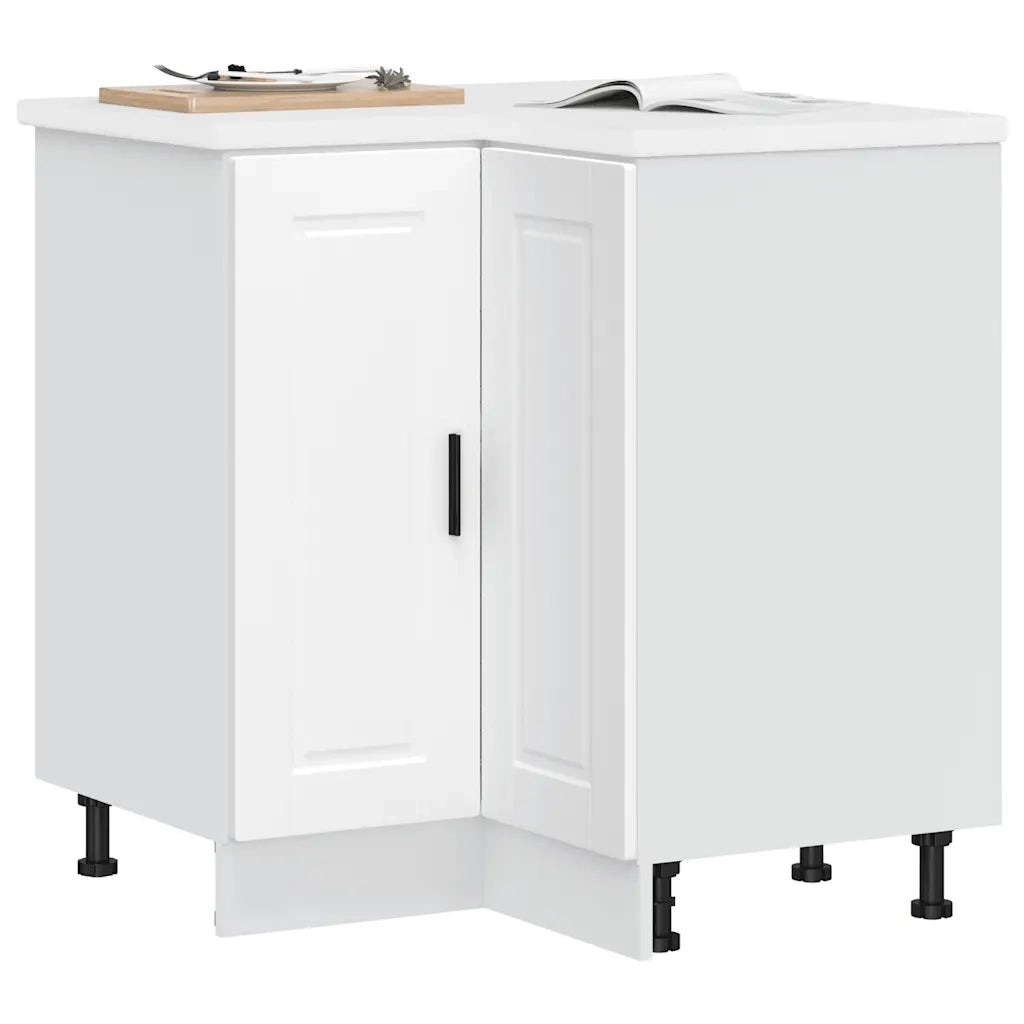 Base ad Angolo Cucina Porto Bianco in Legno Multistrato 853987