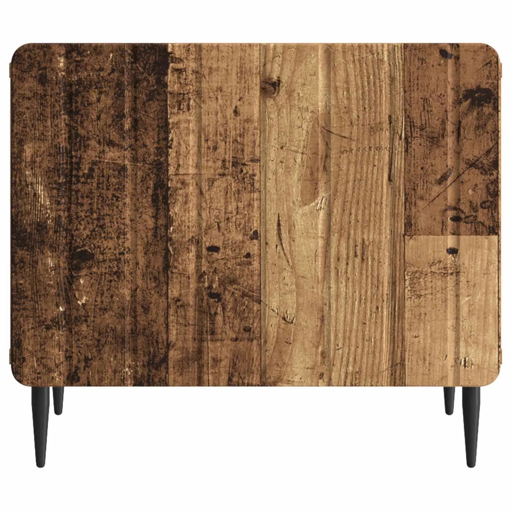 Tavolino da salotto con cassetto Legno antico 49 x 50 x 42 cm