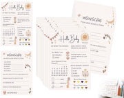 Giocchi per Festa di Benvenuto per il Bambino 20 Pezzi - Carte di Risposta - Inviti di Festa - Svelamento del Sesso - Decorazioni per Festa di Benvenuto per il Bambino - Alta Qualità - Giochi di Festa