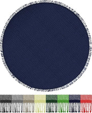 Tappeto da giardino, resistente all'acqua e antiscivolo per giardino, terrazza, campeggio - Quadrato: 110 x 140 cm, 130 x 160 cm, Circolare: 140 cm.