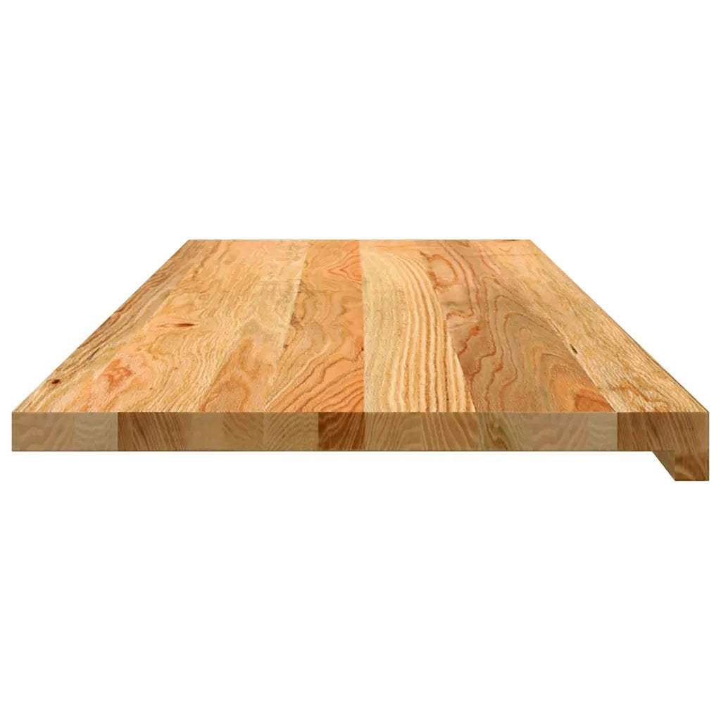 vidaXL Davanzali 2 pz Marrone Chiaro 110x40x2 cm Legno Massello Rovere