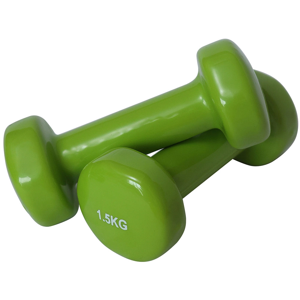 Set Manubri Palestra 8 Pesi Fitness con Valigetta 0.5kg 1kg 1.5kg 2Kg colorati