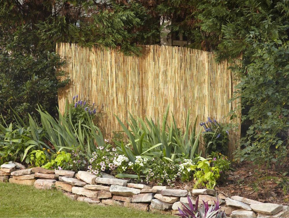 Arella In Bambù Per Recinzioni Frangivento Canne Di Bamboo Naturale Naturale - 1.2x3 M