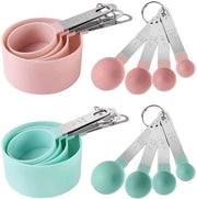 Lepels di precisione 16 pezzi - Manico in acciaio inossidabile - Accessori da cucina - Accessori per forno - Divisione di portata - Duraturo e resistente