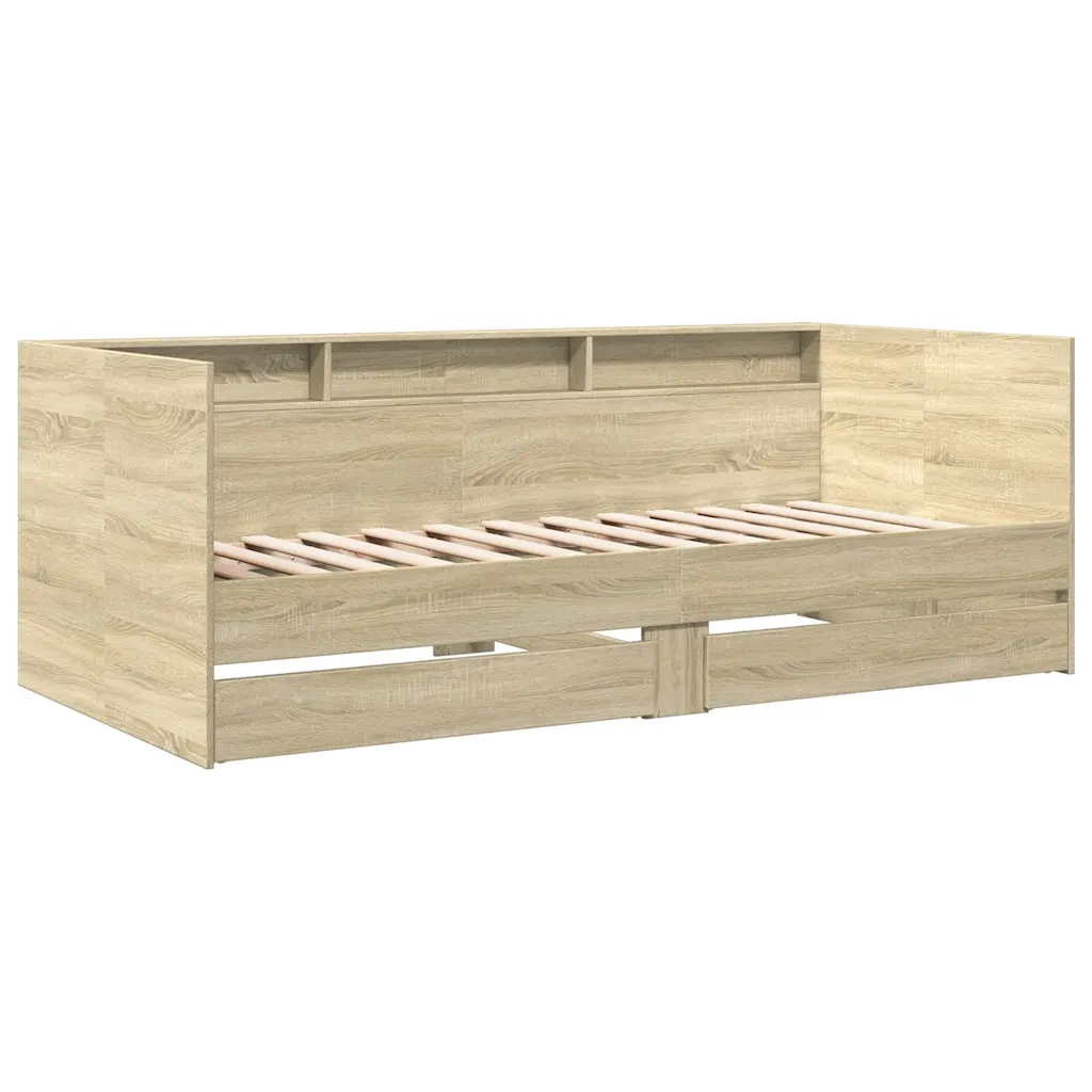 Divano Letto con Cassetti senza Materasso 90x190 cm 3280855