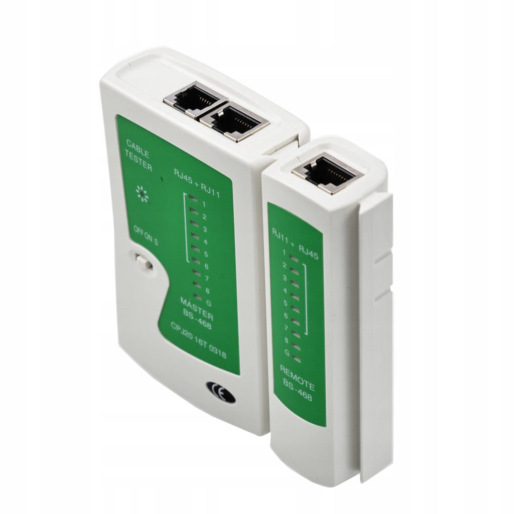 Set di Strumenti di Rete 9 in 1 – Crimpatrice, Tester Cavi LAN, Stripper | Materiale: Metallo e Plastica ABC
