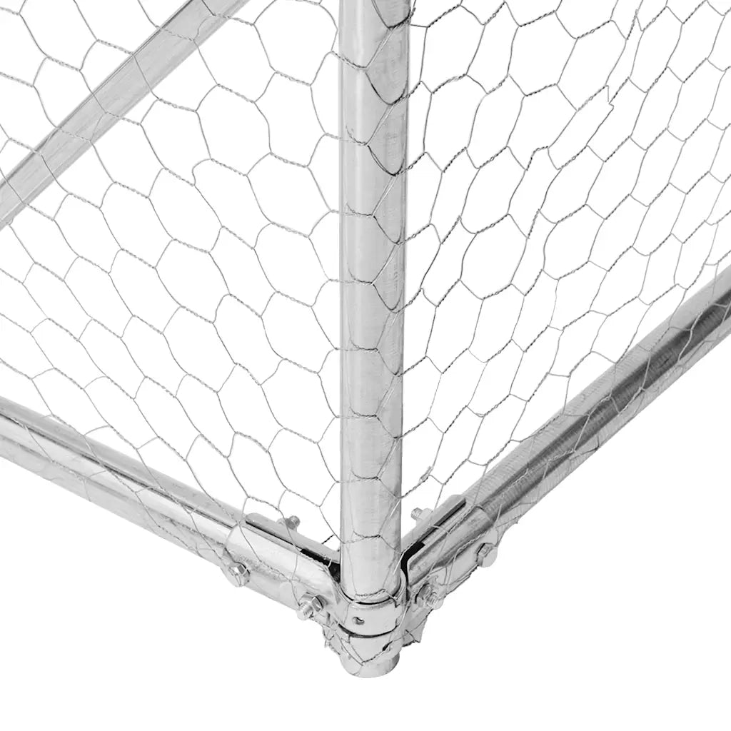 Recinto per Polli con Tetto 2,5x2x2,25 m in Acciaio Zincato CFW5287625