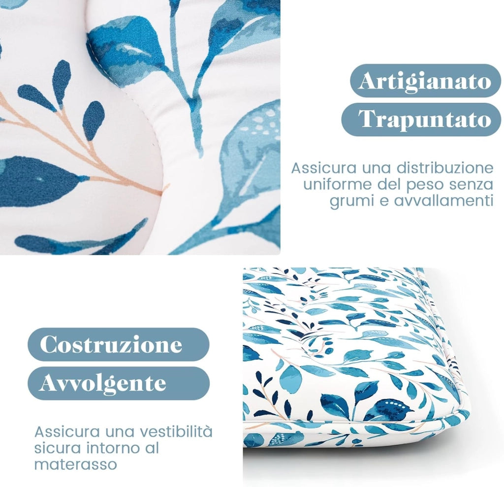 Materasso Futon Pieghevole, Materasso Portatile con Sacca da Trasporto per Camping, Materasso da Terra con Copertura Lavabile (Verde,200 x 140 cm)