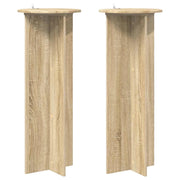 Supporto per piante | Sostegno per piante 2 pz Rovere Sonoma ?40 x 100 cm