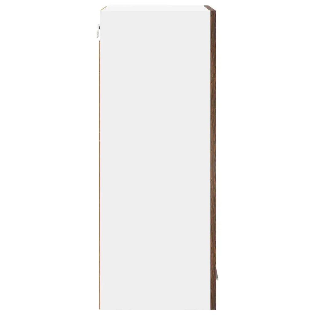 Armadio pensile con porta 2 pcs Rovere fumé 40 x 31 x 80 cm