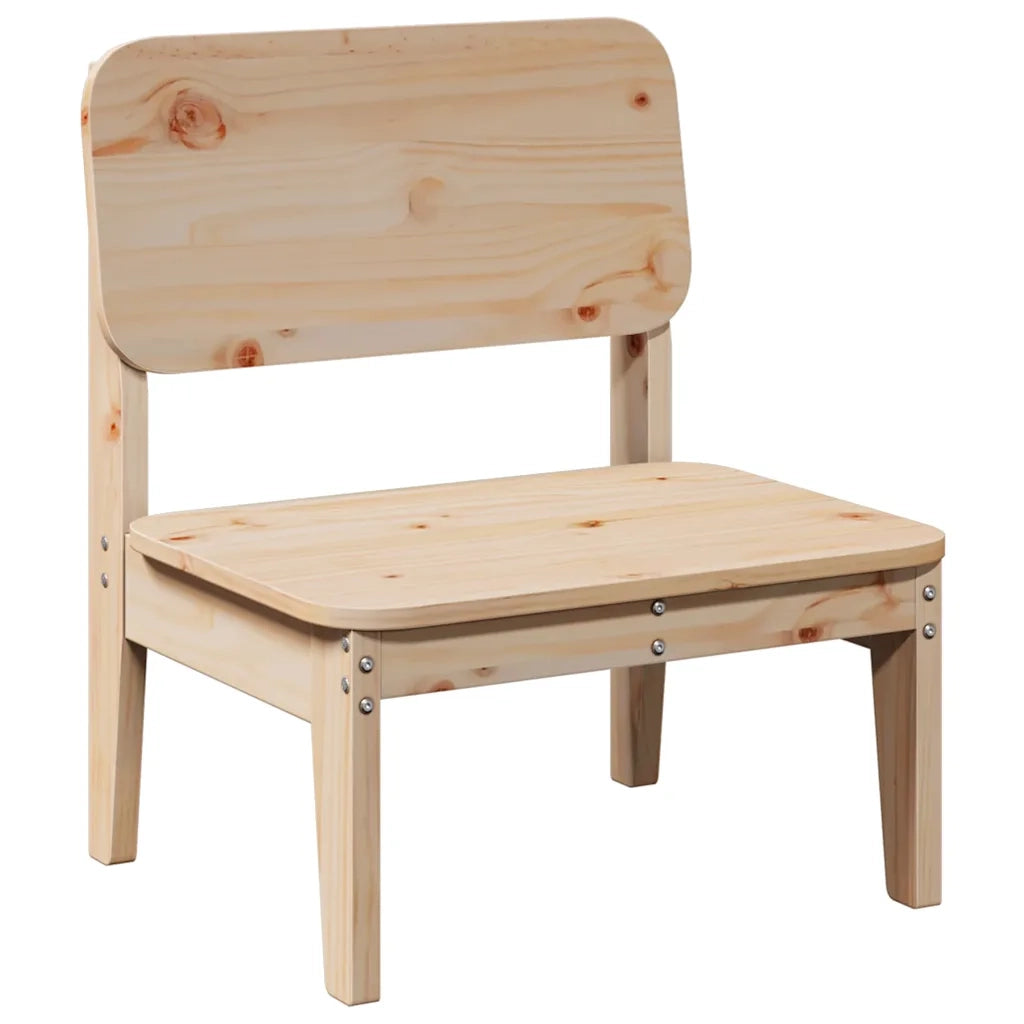 Sedie da Giardino 2 pz | Sedie da Esterno 60x52,5x72 cm Legno Massello di Pino