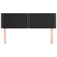 Testiere 2 pz Nere 72x5x78/88 cm in Similpelle