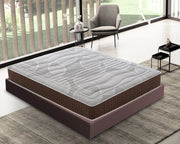 Materasso Piazza e Mezza 140x190 in Memory Foam - 13 Zone di Comfort - Alta densità  - Reversibile - Ortopedico - Rigidità  H3
