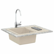 Lavello Beige 620 x 500 mm 80% Quarzo e 20% Resina CFW5227447