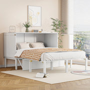 LETTO Pieghevole verticale 140x200 cm Legno Bianco