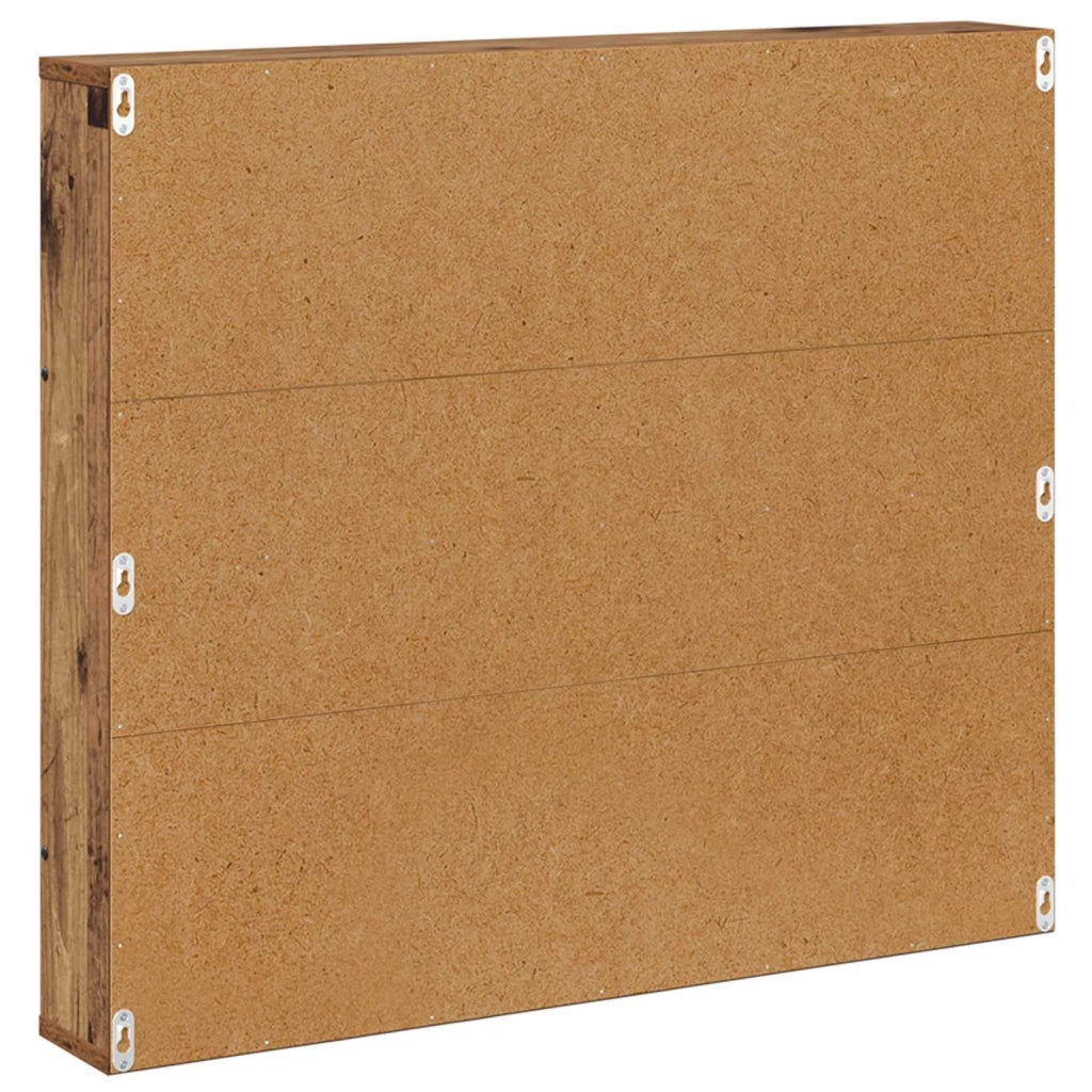 Scaffale per riviste 2 pz Legno vecchio 80 x 12 x 70 cm CFW4899766