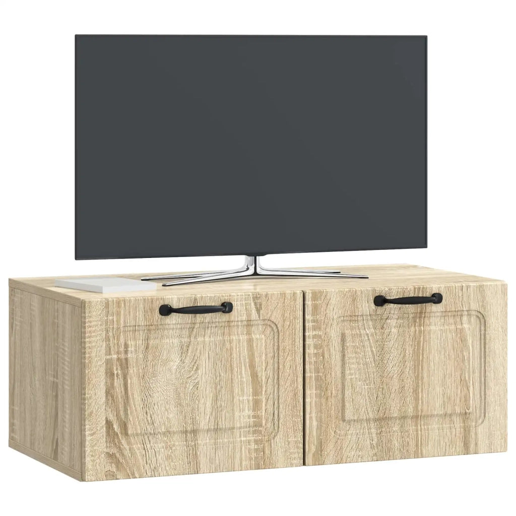 Mobile Porta TV da Muro Rovere Sonoma 78,5 x 41 x 30 cm