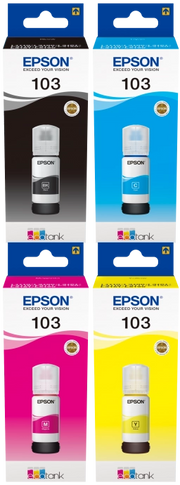 ORIGINAL Epson Multipack nero / ciano / magenta / giallo T00S MCVP 103 ~18000 Seiten