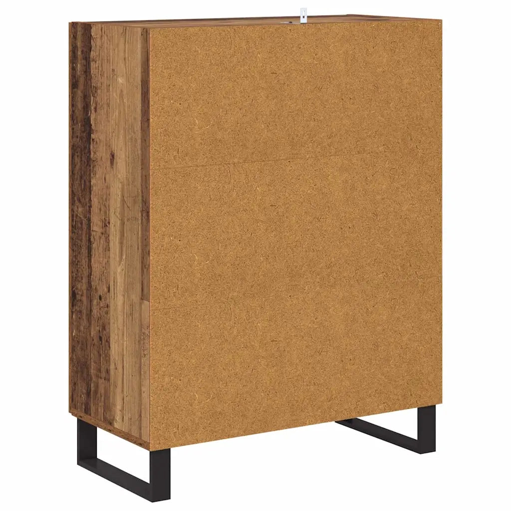 Credenza | Madia | Buffet da pranzo | Armadio da pranzo Legno vecchio 69,5 x 34 x 90 cm Legno multistrato