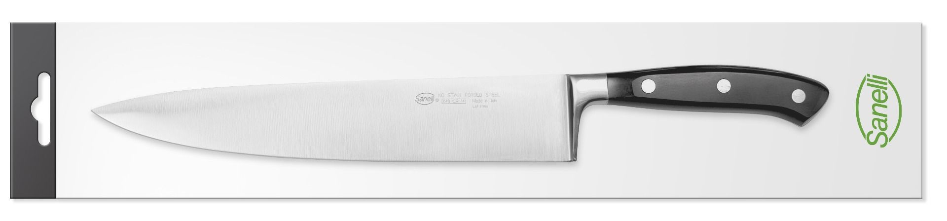 Coltello Da Cucina Professionale Lama 25 cm Forgiato Sanelli Ergoforge